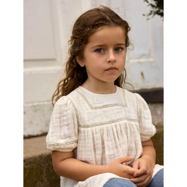 Kopan Loose Shirt, Turtledove - Lil' Atelier