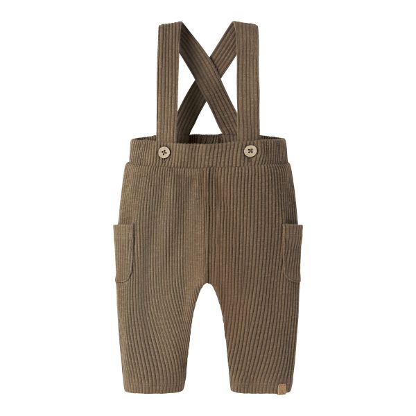 Rajo Loose Romper, Kangaroo - Lil' Atelier