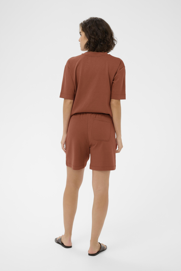 KAannie Jersey Shorts Brun - Image 2