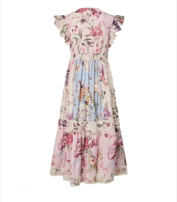 Messa Long Dress - Ballerina/ Skyway - Image 2