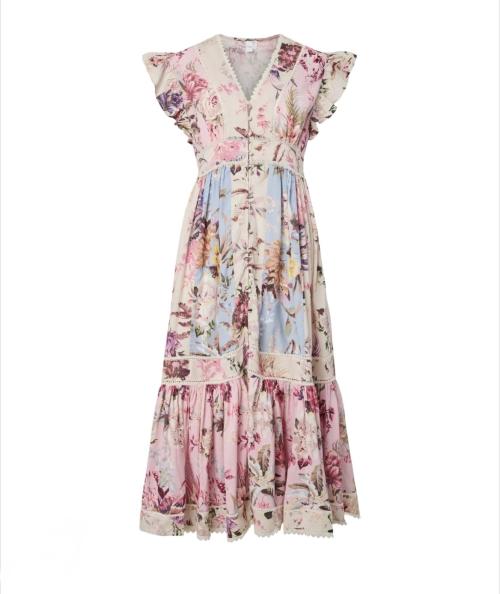 Messa Long Dress - Ballerina/ Skyway