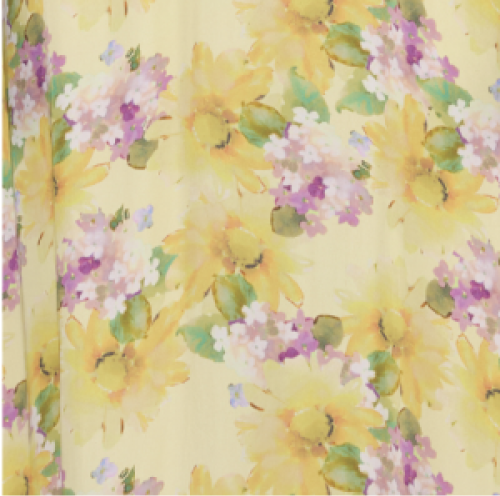 Satin Gown - Sunflower Haze 