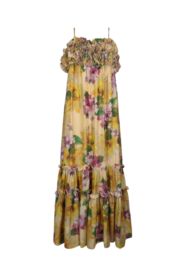 Organza Strap Dress - Sunflower Haze  - Image 3