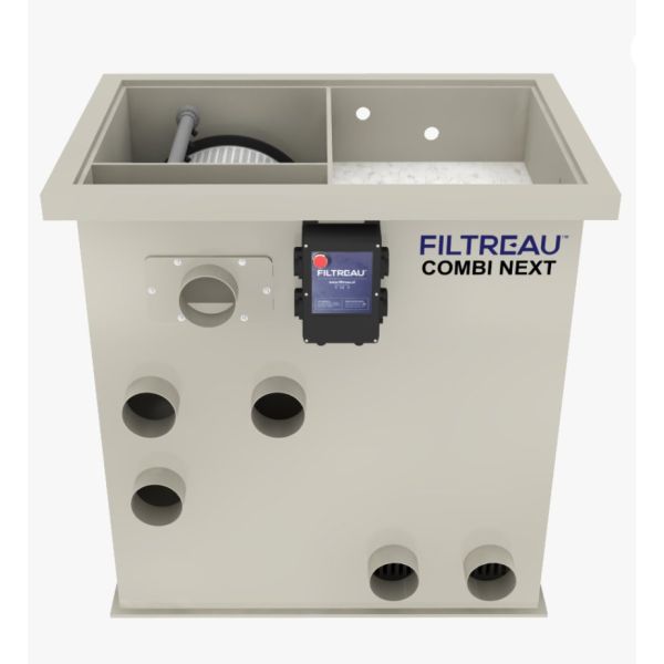 Trommelfilter Filtreau Pro combi / høy modell / Max flow 30m3 / 60m3 dam . Ny verson 2026