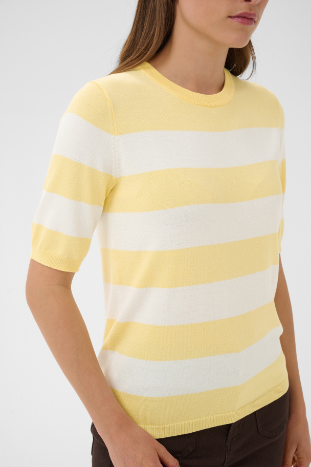 KAlizza Striped Topp Gul - Image 4