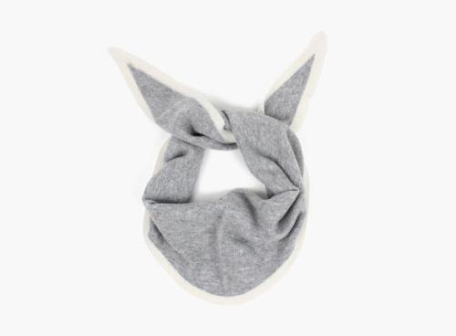 Lara Duo Small Triangel Skjerf - Grey 