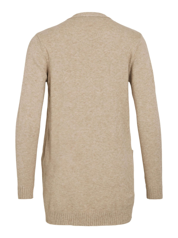 Viril open knit cardigan, sand - Image 6