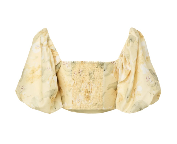 Lemon Short Top - Pale Banana/Lemon - Image 2