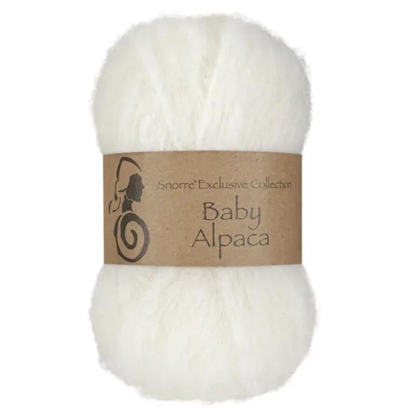 Baby Alpaca - 300 - Hvit