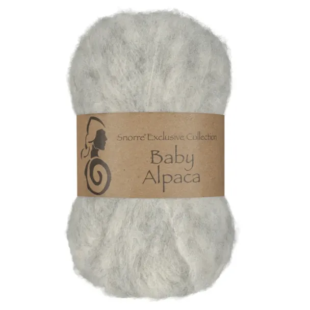 Baby Alpaca - 312 - Perlegrå