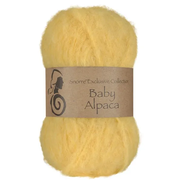 Baby Alpaca - 340 - Lys Gul