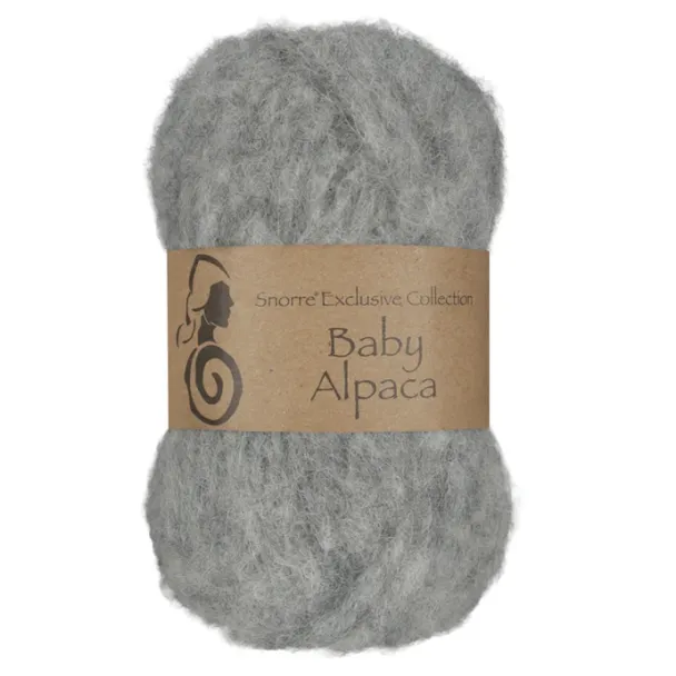 Baby Alpaca - 313 - Lys Grå