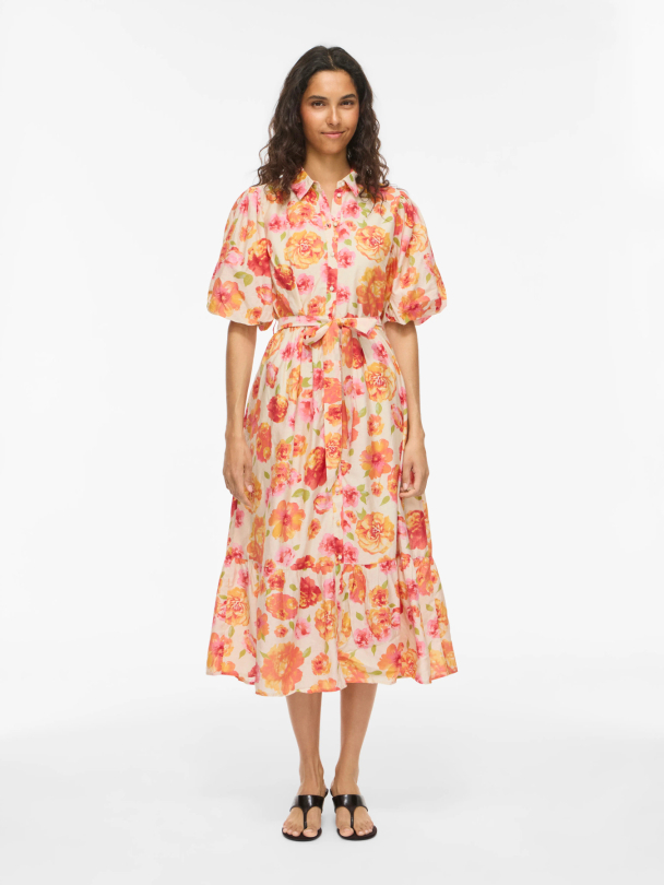 VIALINIA SOL 2/4 MIDI SHIRT DRESS/LN - Image 4