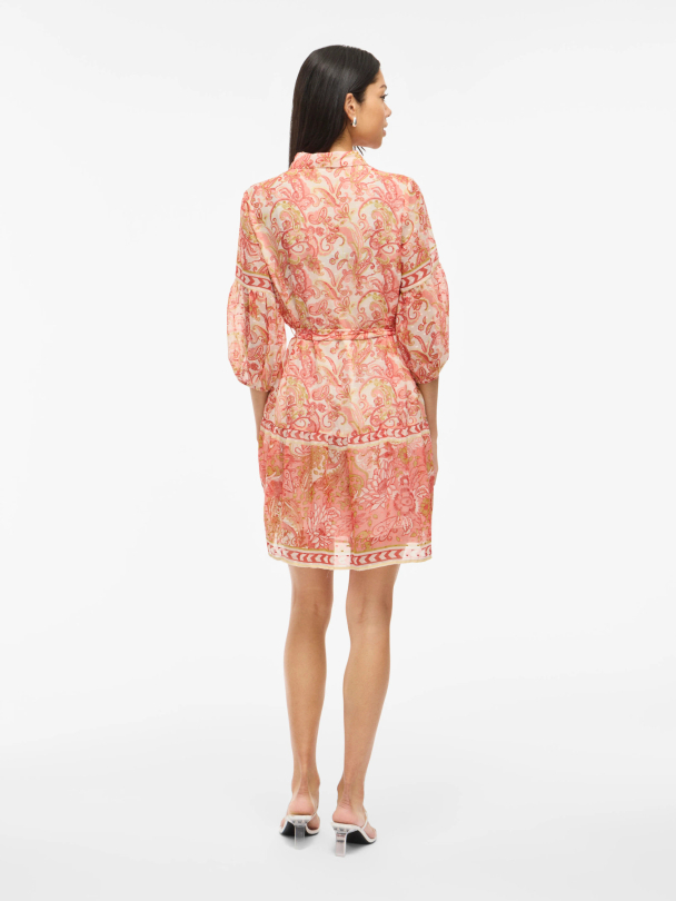 VIPRAYA PRINTED SHORT DRESS/LN/1 - Image 2