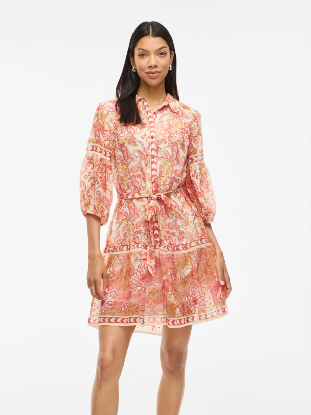 VIPRAYA PRINTED SHORT DRESS/LN/1 - Image 3