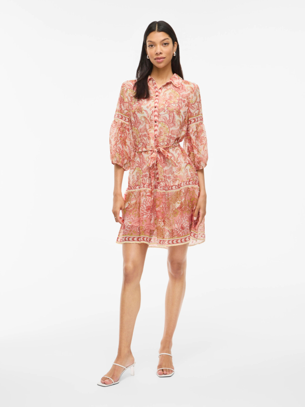 VIPRAYA PRINTED SHORT DRESS/LN/1 - Image 4