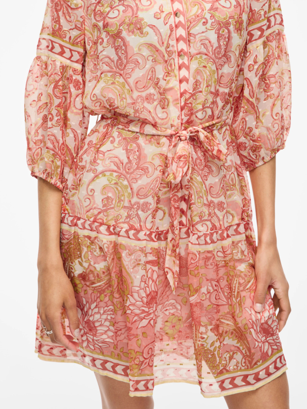 VIPRAYA PRINTED SHORT DRESS/LN/1 - Image 5
