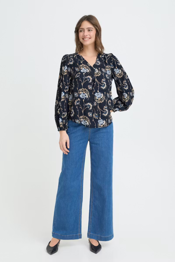 FRKalia bluse, blå - Image 2