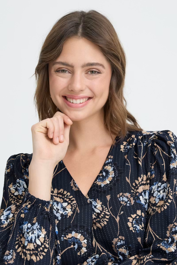 FRKalia bluse, blå - Image 6