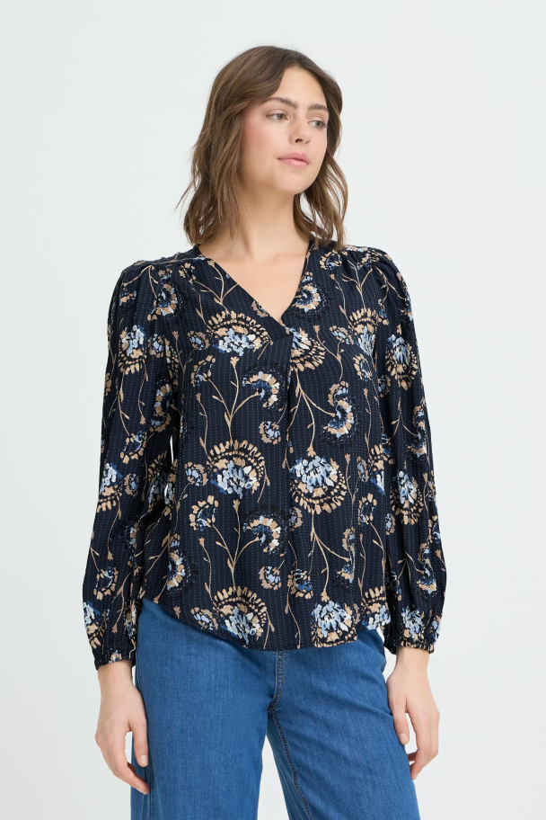 FRKalia bluse, blå - Image 1