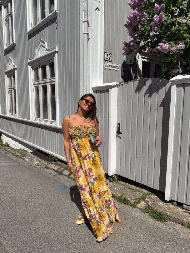 Organza Strap Dress - Sunflower Haze  - Image 1