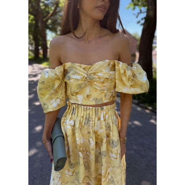 Lemon Short Top - Pale Banana/Lemon
