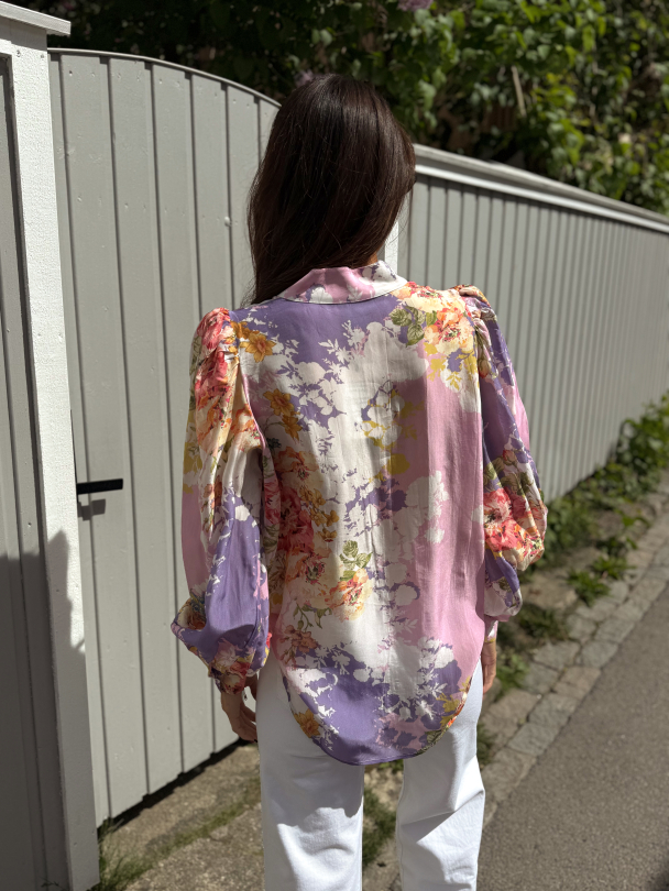 Organza Blouse - Purple Meadow  - Image 4