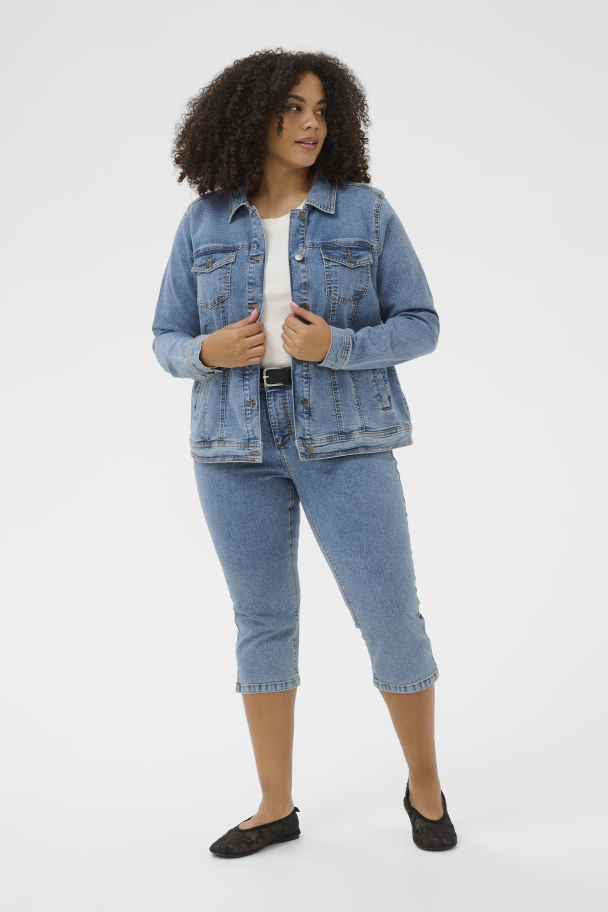 Kaffe Curve Vilana denimjakke - Image 3