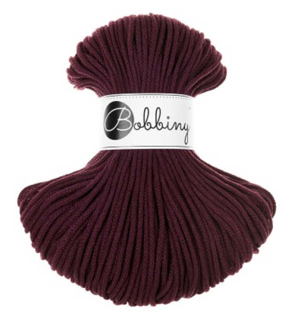 Bobbiny Junior 3mm - Burgundy