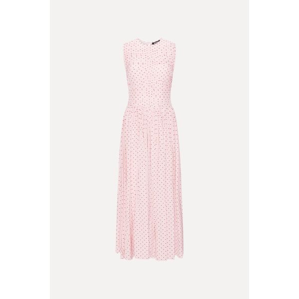 Ns Ruched Dress - Barely Pink Combo 