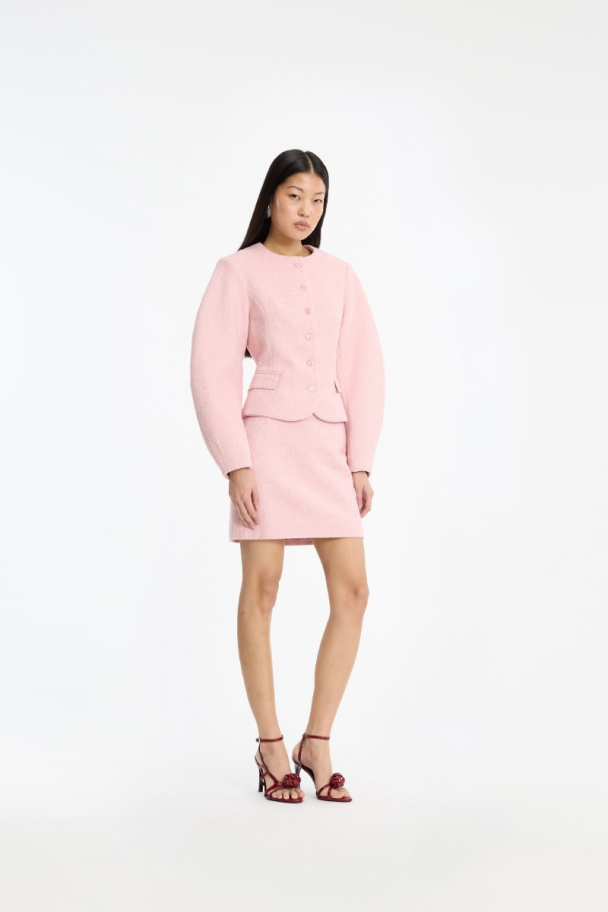 Cocoon Sleeved Jacket - Cherry Blossom  - Image 3