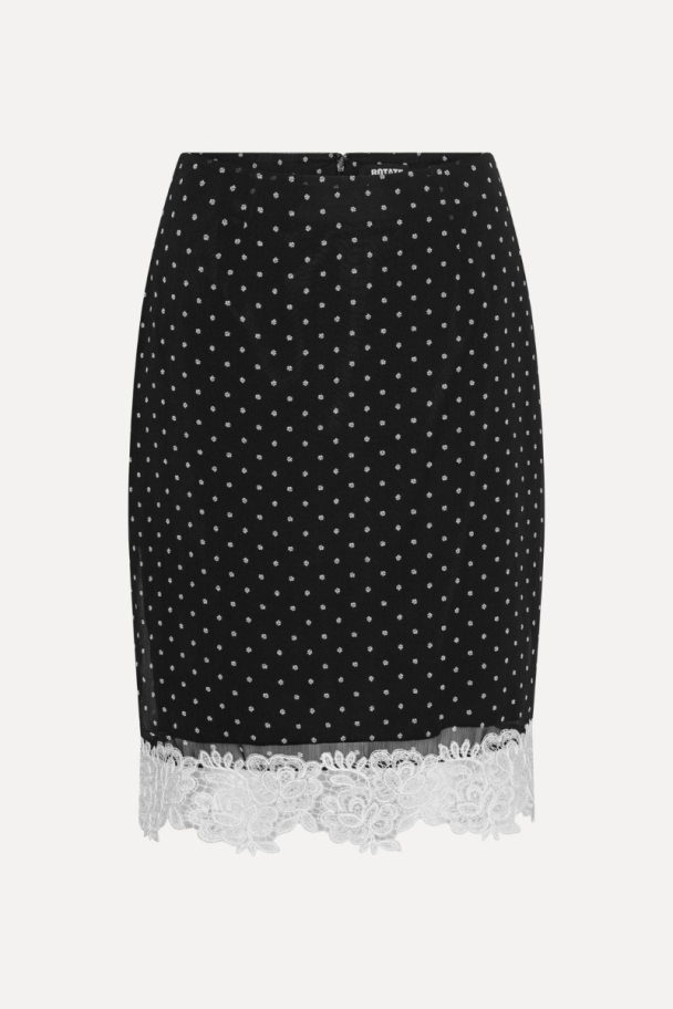 Laceband Pencilskirt - Black Combo  - Image 1
