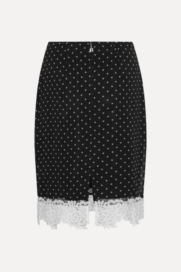 Laceband Pencilskirt - Black Combo  - Image 2