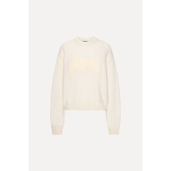 Crewneck Sweater - Egret 