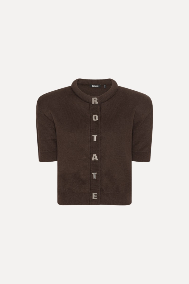 Firm Knit Cardigan - Molé  - Image 1