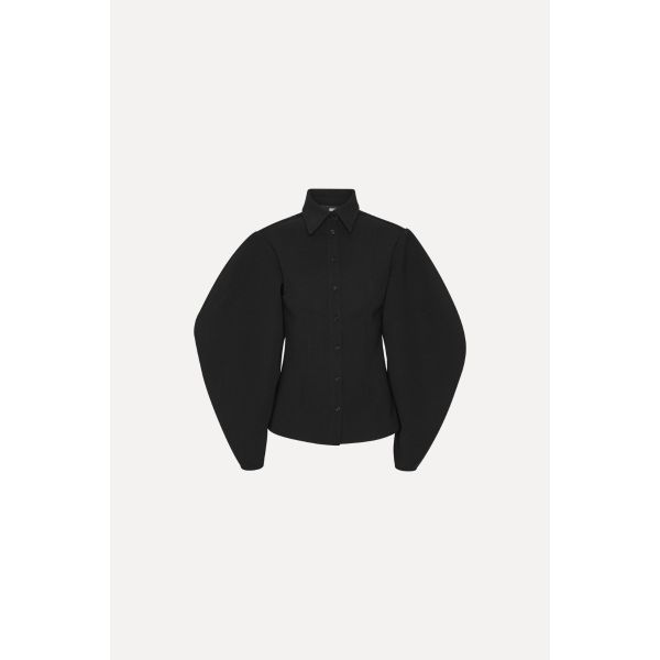 Suiting Fitted Shirt - Black 