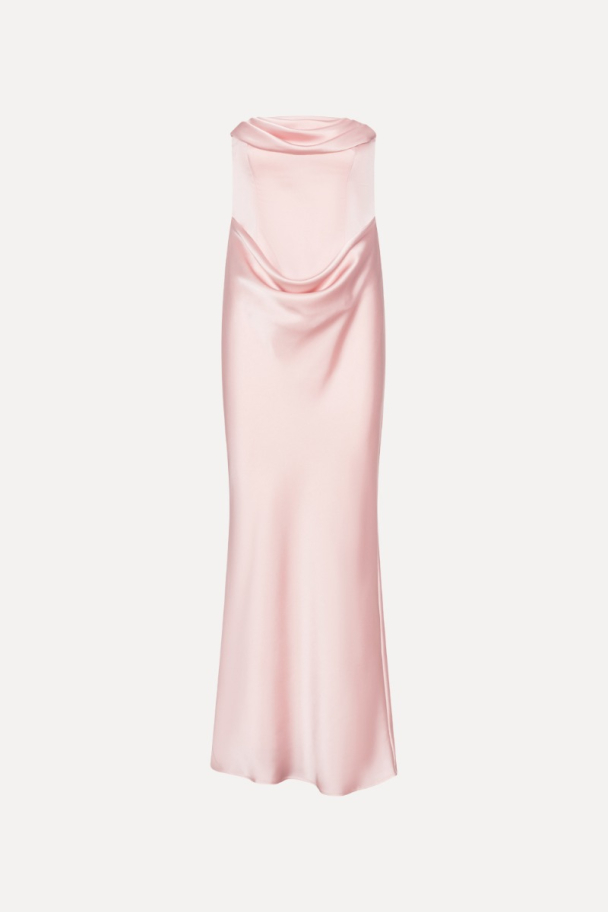 Corsage Long Dress - Blushing Bride  - Image 2