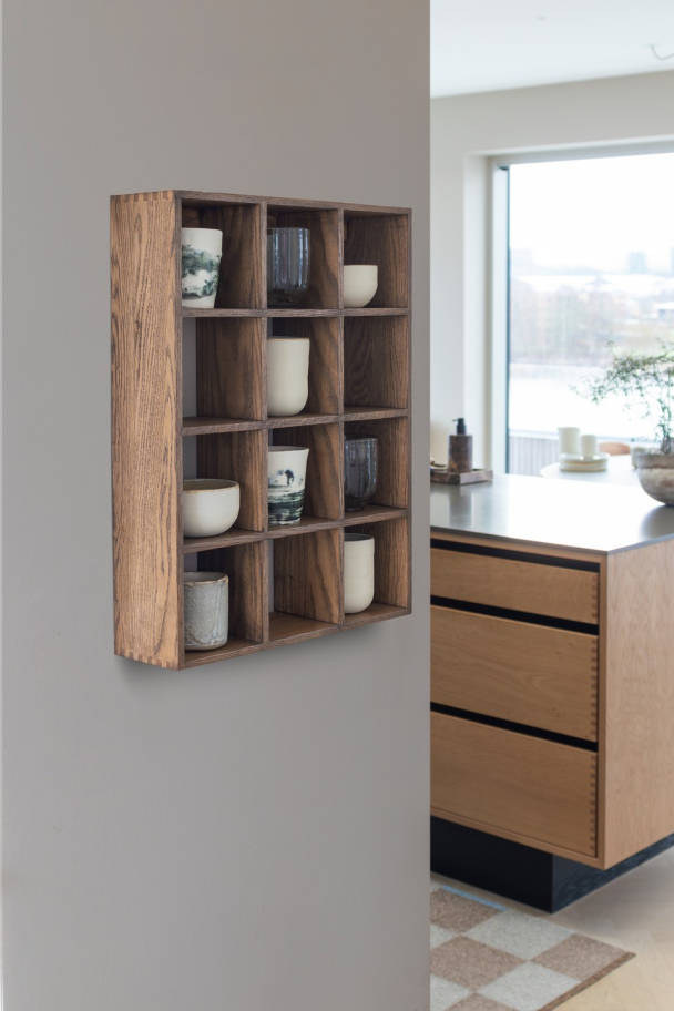 Showcase Hylle - Small - Mørk eik - Image 3