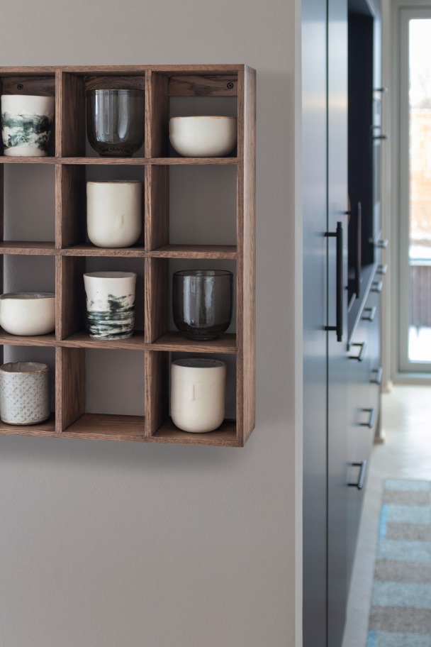 Showcase Hylle - Small - Mørk eik - Image 5
