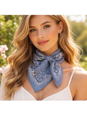 Bandana tåke blå