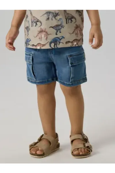 NMMben Shorts Denim Blå
