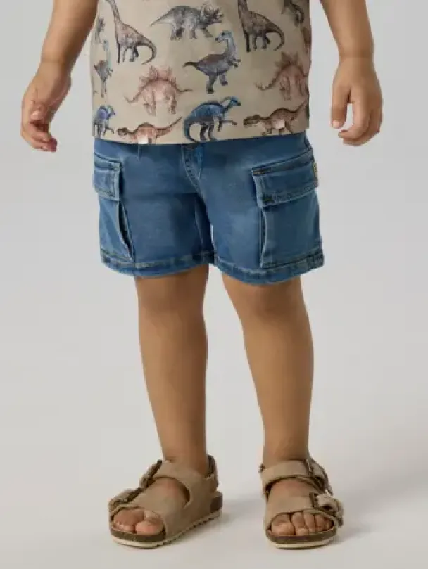 NMMben Shorts Denim Blå - Image 1
