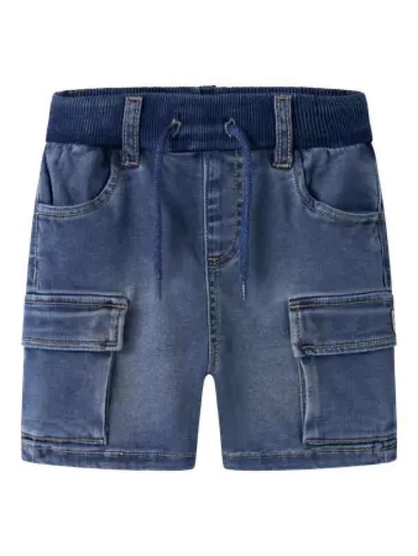 NMMben Shorts Denim Blå - Image 3