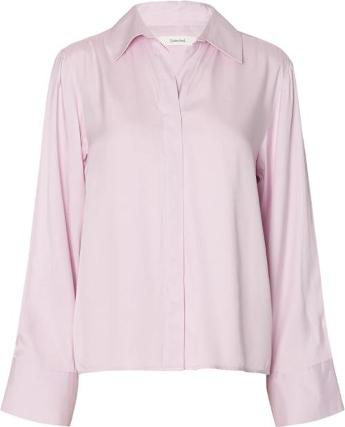 Jonna Reg Open Collar Shirt - Windsome Orchid 