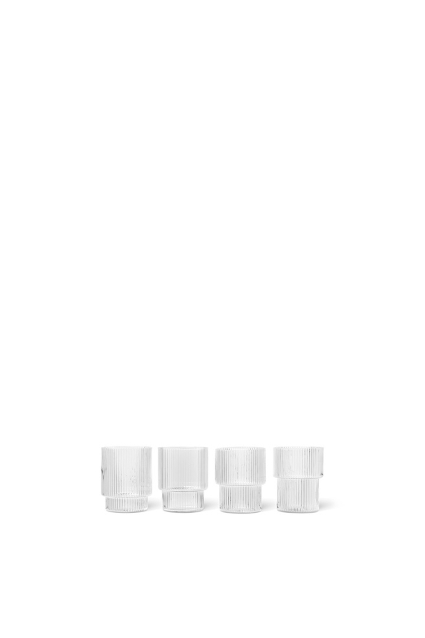 4 stk Ripple Glass - Klar - Image 1