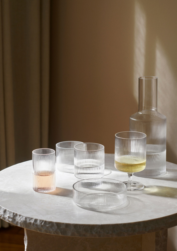 4 stk Ripple Glass - Klar - Image 2