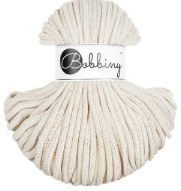 Bobbiny Premium 5mm - Golden Natural - 50m - Image 1