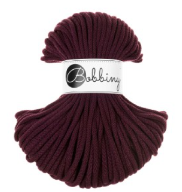 Bobbiny Premium 5mm - Burgundy - 50m