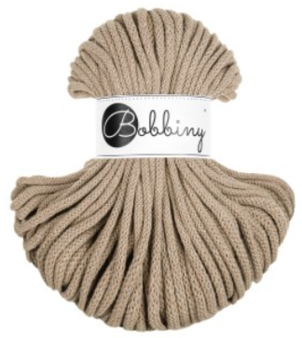 Bobbiny Premium 5mm - Sand - 50m