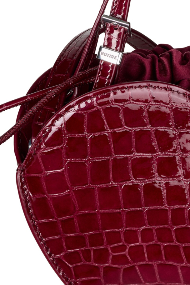 The Heart Bag -  Bordeaux Croco - Image 2